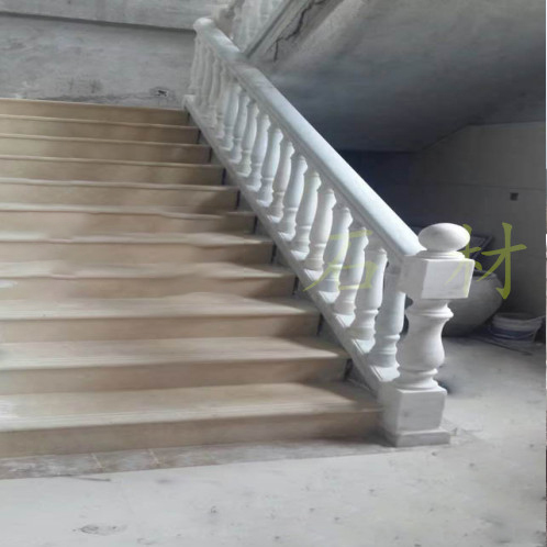 汉白玉楼梯扶手栏杆案例
