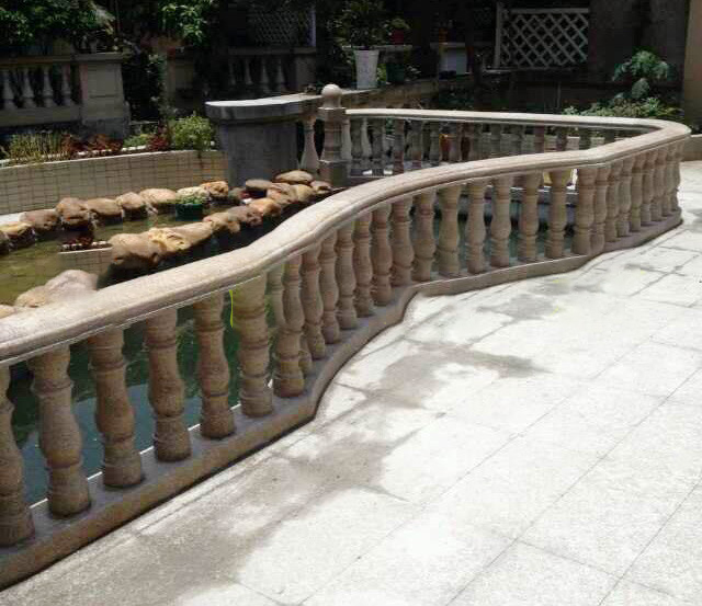 花岗岩别墅阳台栏杆案例
